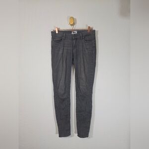 PAIGE Verdugo Ultra Skinny Gray Jeans 28 W/flaw